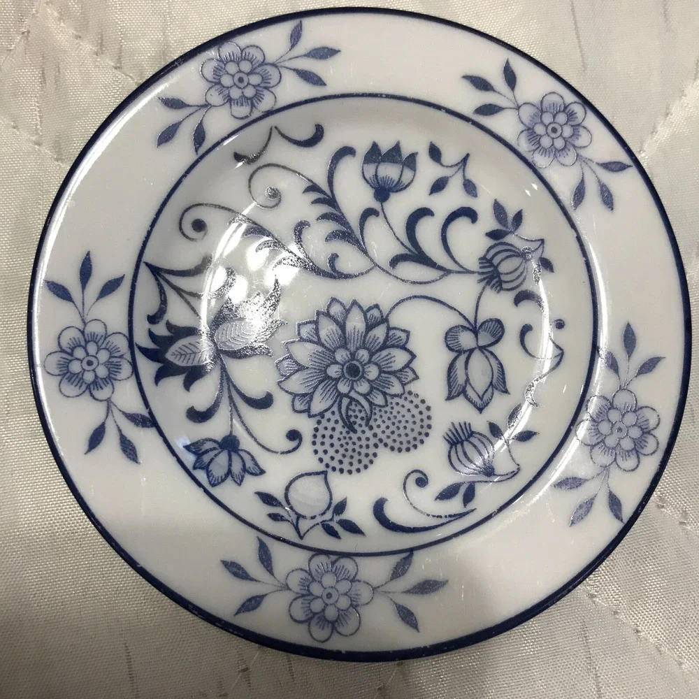 Set Of 2 Vintage‎ Floraine MINIATURE PLATES Germany British Zone A. El. &Co